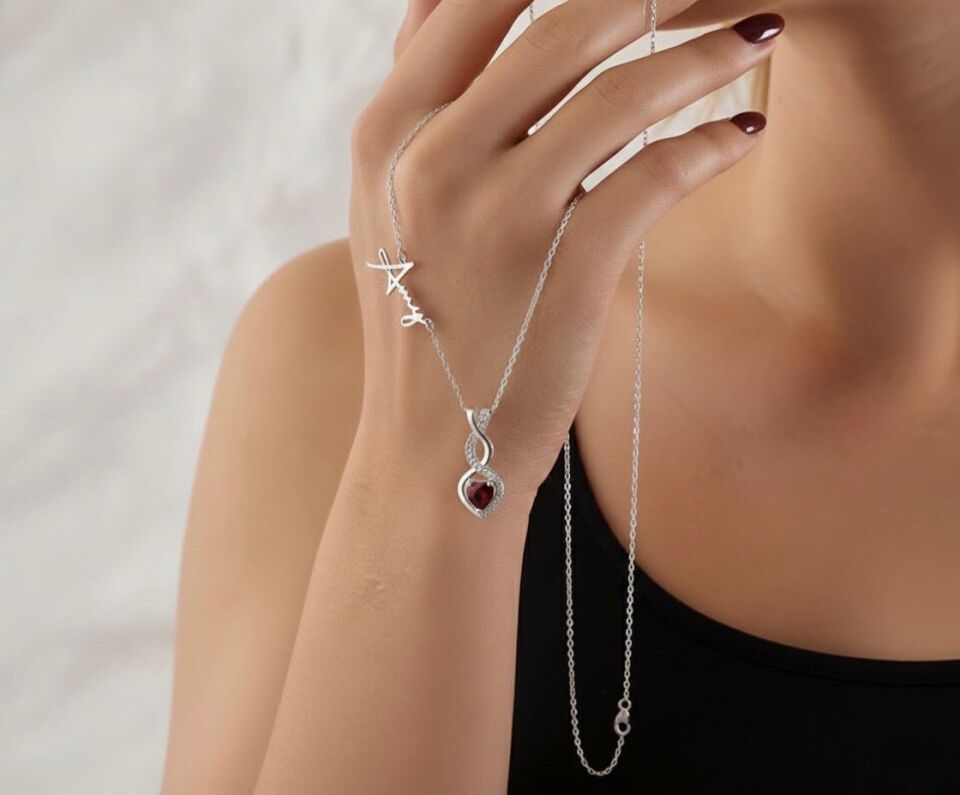 Doğum Taşı Damla Kolye