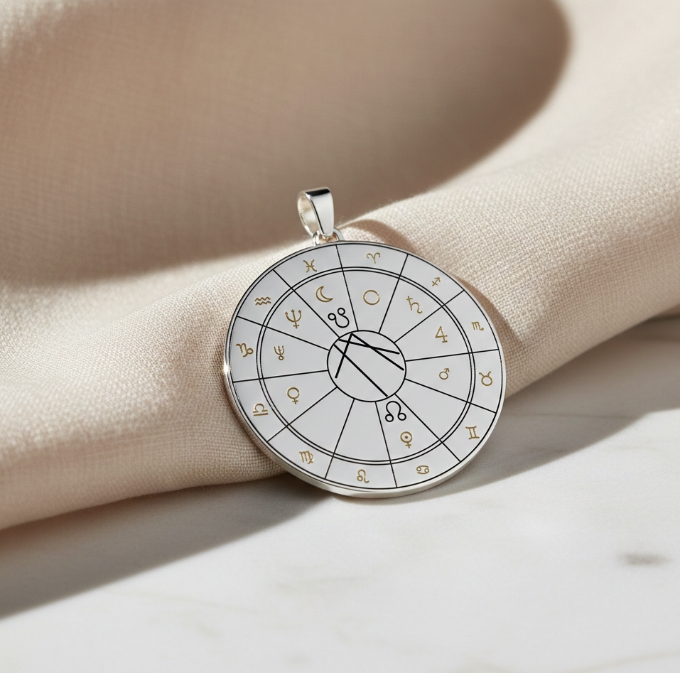 Kişiye Özel Doğum Haritası Kolye: Gökyüzündeki İmzanızı Taşıyın
