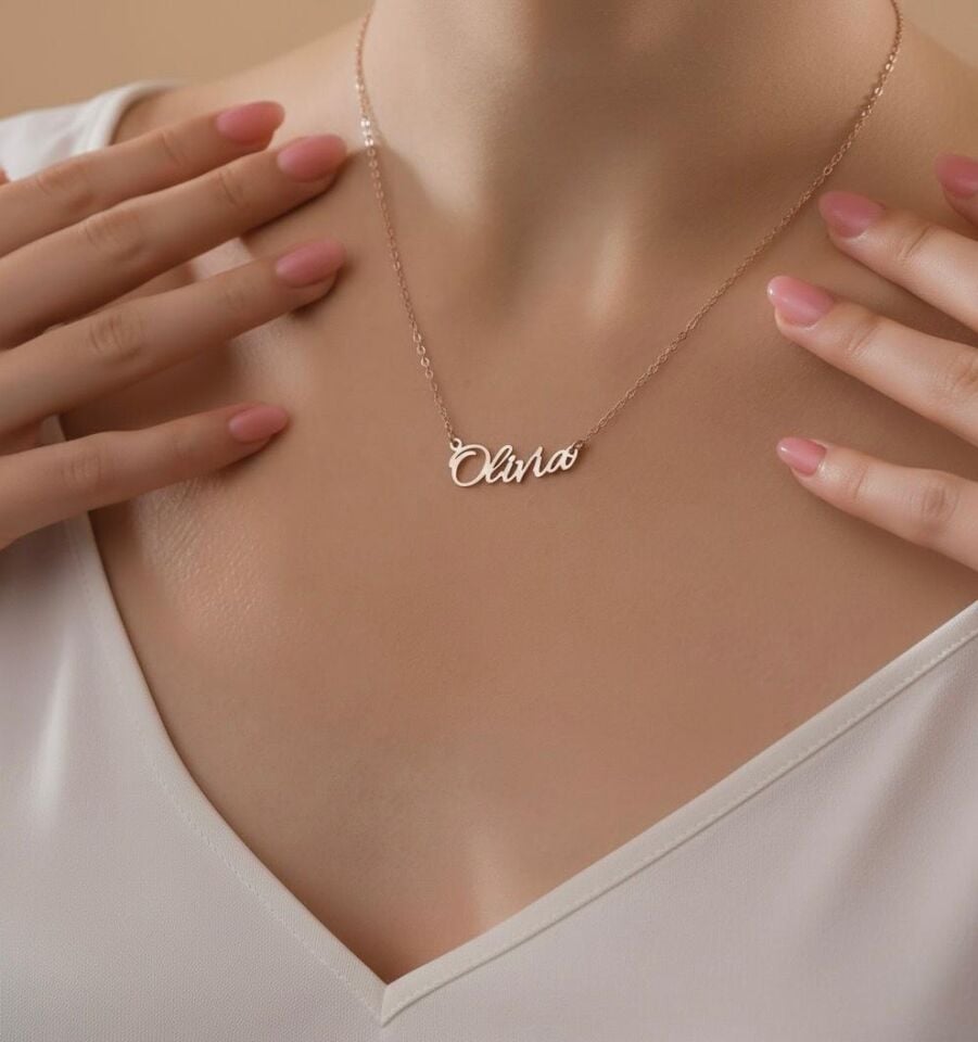 Özel İsim Kolye  Yılbaşı Mega İndirimi