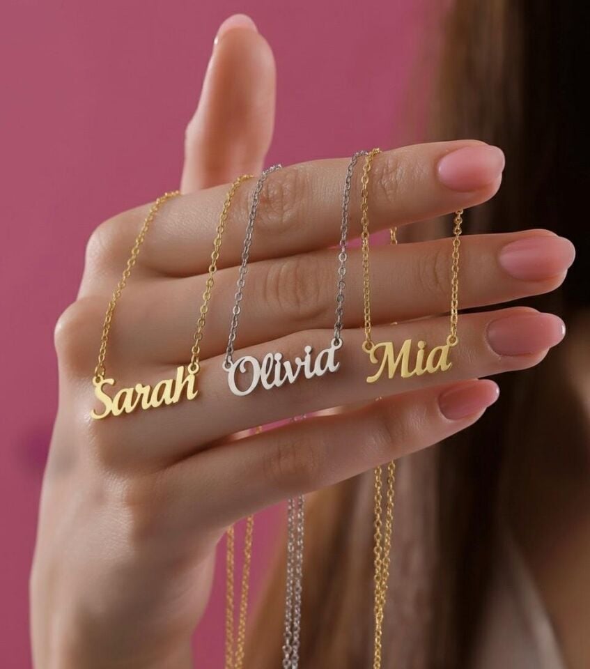 Özel İsim Kolye  Yılbaşı Mega İndirimi