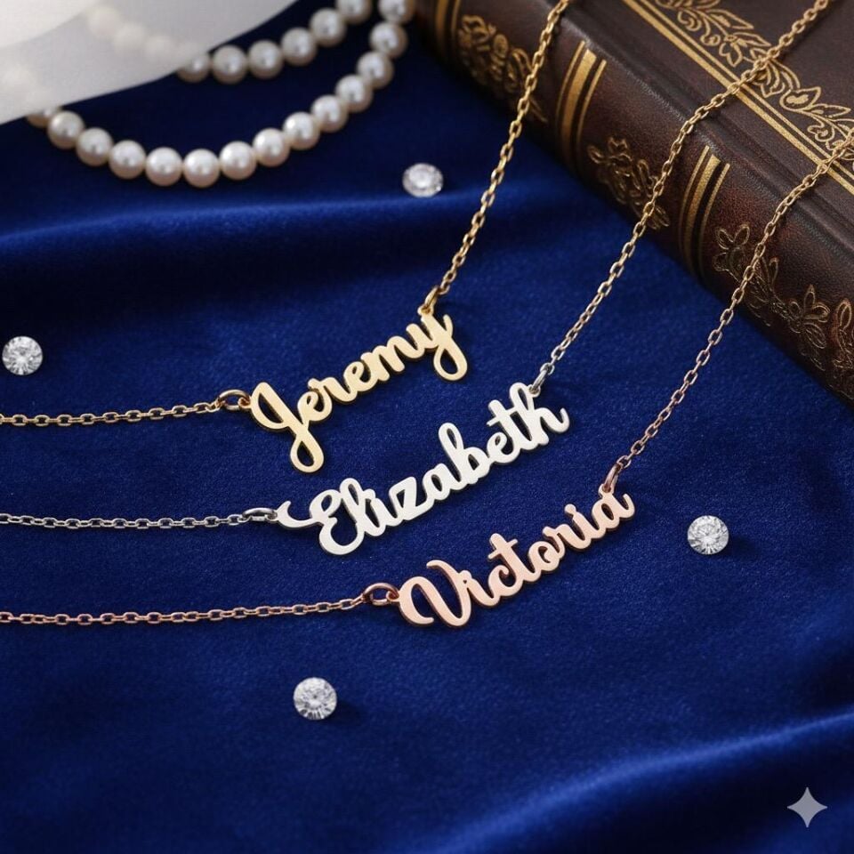 Özel İsim Kolye  Yılbaşı Mega İndirimi