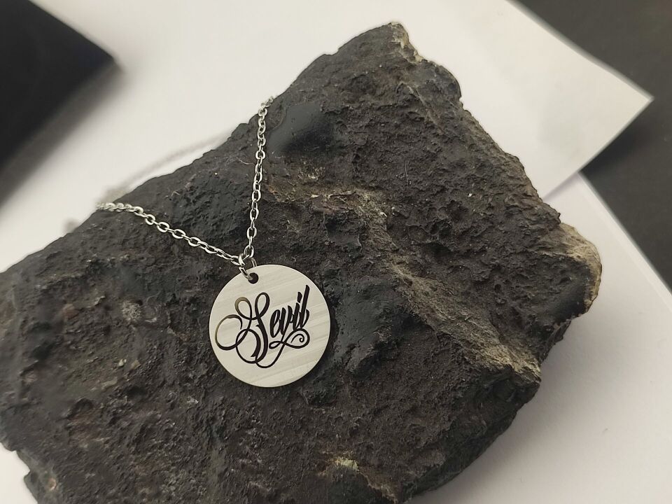 Kişiye Özel İsim Kolye – Paslanmaz, Kararma Yapmaz, Anlamlı Hediye Seçeneği Gümüş - Silver - 50 cm