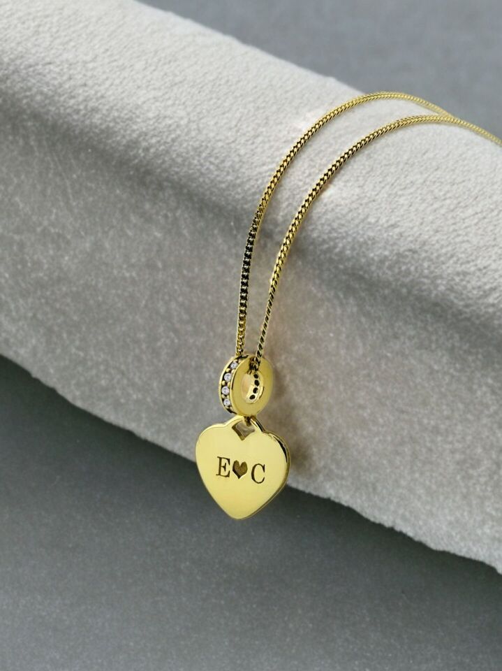 Minimalist Kalp Kolye – 925 Ayar Gümüş, Zarif ve Anlamlı Kadın Kolyesi Gümüş - Silver - 65 cm